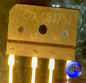 DIODE CẦU 25A 600V GBJ25J